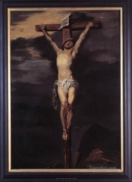 Cristo en la cruz bíblico Anthony van Dyck Pinturas al óleo